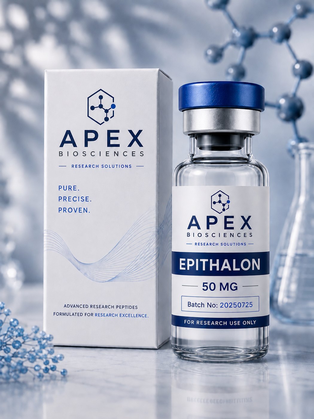 Apex Biosciences Epithalon 50 mg vial and box